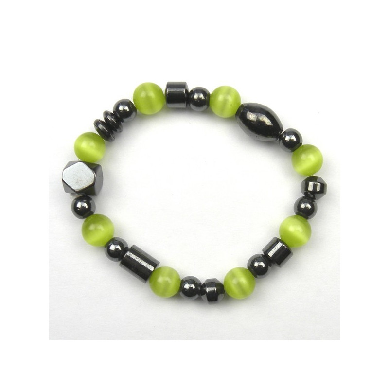 Pulsera Hematites. Modelo 75 rojo Pulsera Hematites. Modelo 75 rojo
