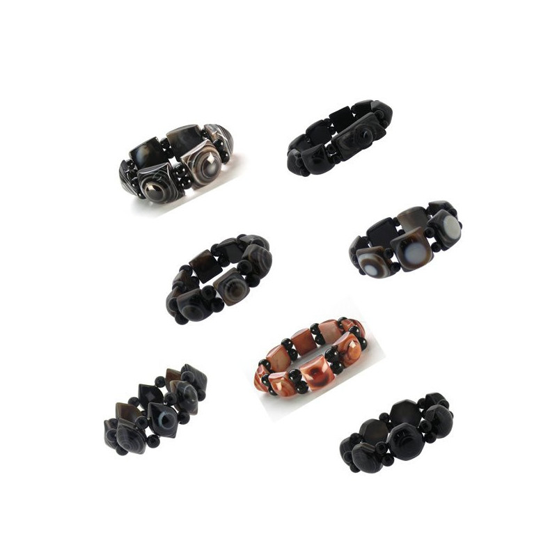 Pulsera Ágata Bandeada. Modelos surtidos Pulsera Ágata Bandeada. Modelos surtidos