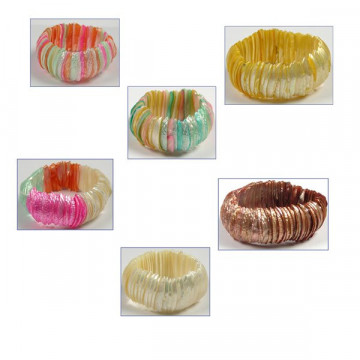 Pulseras nacar, surtidas