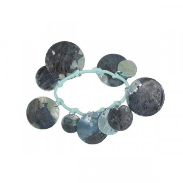 Pulsera Nacar con goma. Modelo 01 Azul