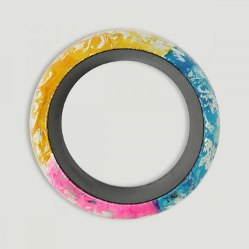 Tubo pulseras Pop Art colores 4cm