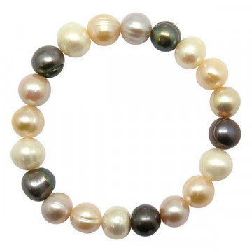 Pulsera perla colores elástica 9-10mm