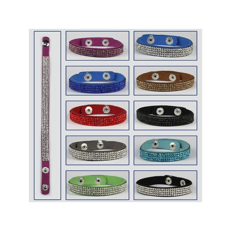 Pulsera Austrian Crystal Fina. Colores surtidos Pulsera Austrian Crystal Fina. Colores surtidos