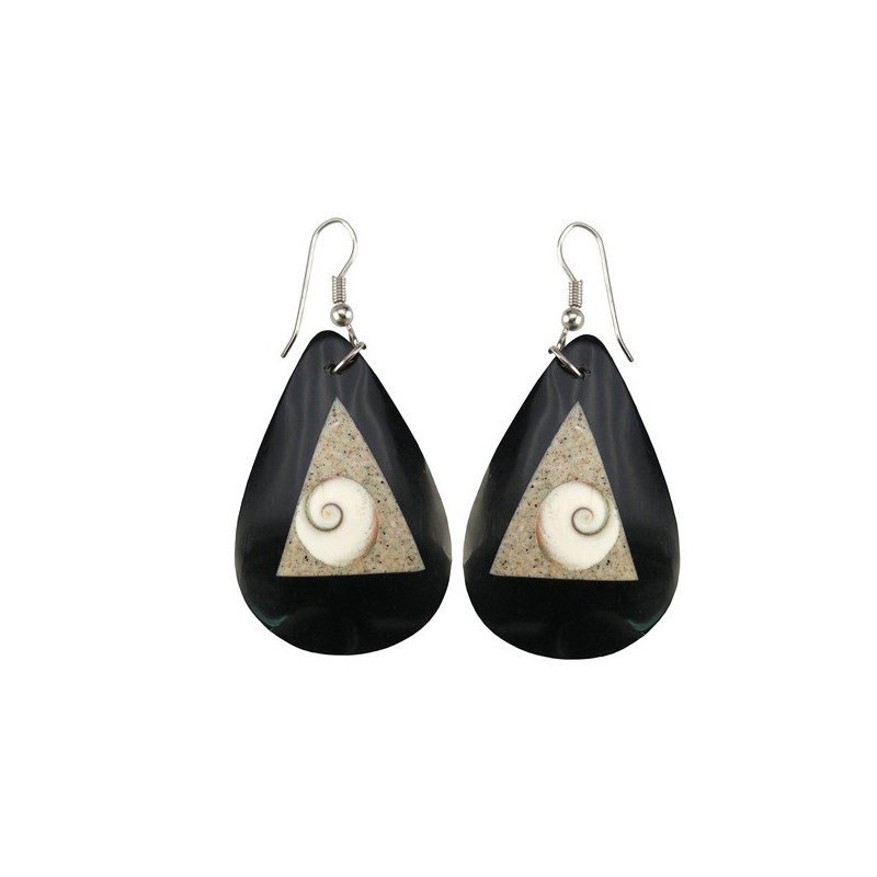 Pendientes arena, concha, mod 20, Pendientes arena, concha, mod 20,