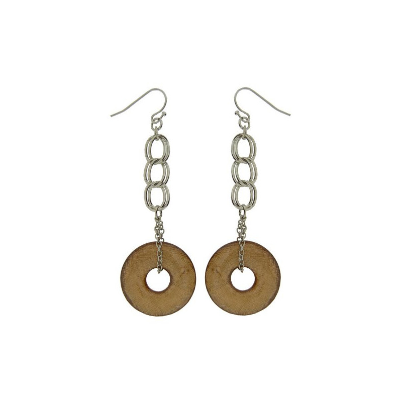 Pte Capiz+metal marron Donut Pte Capiz+metal marron Donut