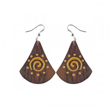 Pendientes madera, mod 38,