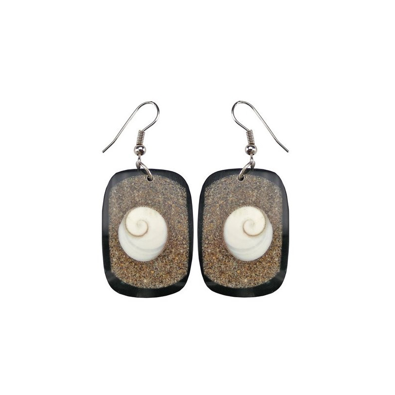 Pendientes arena, concha, mod 09, Pendientes arena, concha, mod 09,
