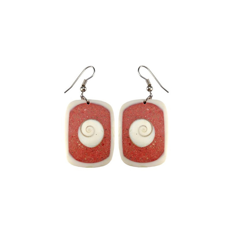 Pendientes arena, concha, mod 16, Pendientes arena, concha, mod 16,