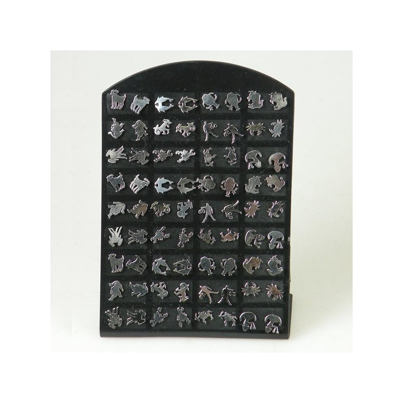 Pack 36 pares. Pendientes Acero. Modelo Horoscopo Pack 36 pares. Pendientes Acero. Modelo Horoscopo