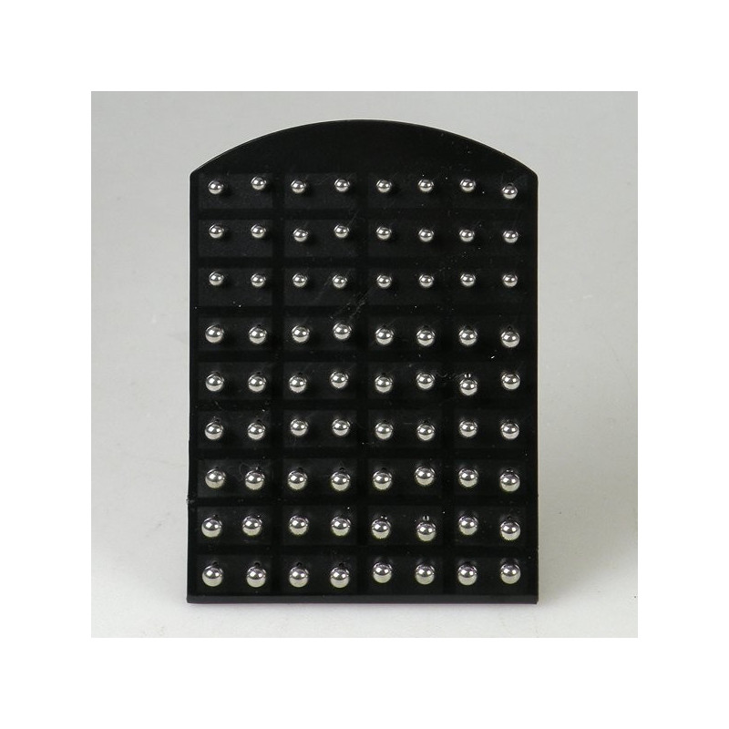 Pack 36 pares. Pendientes Acero. Modelo Bola Pack 36 pares. Pendientes Acero. Modelo Bola