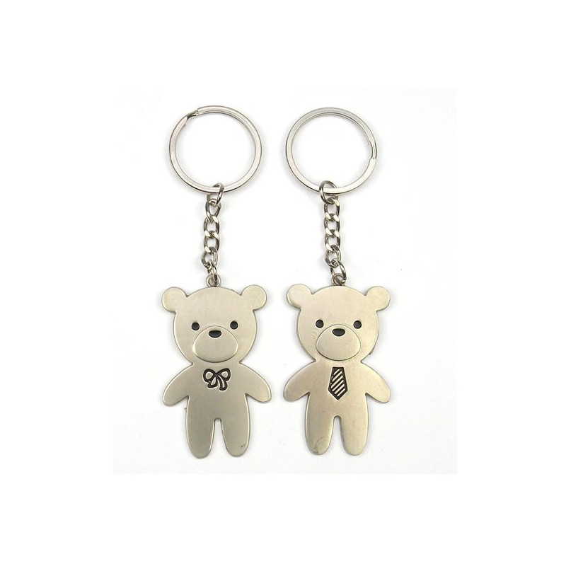 Llavero 2 piezas. Modelo Oso & Osa Llavero 2 piezas. Modelo Oso & Osa