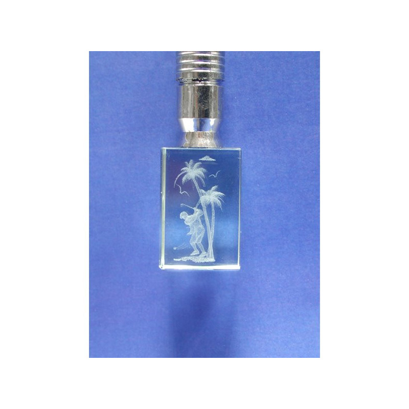 Llavero cristal c/ luz golf Llavero cristal c/ luz golf