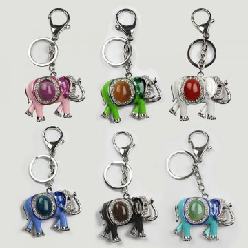 Llavero metal Elefante. Colores surtidos