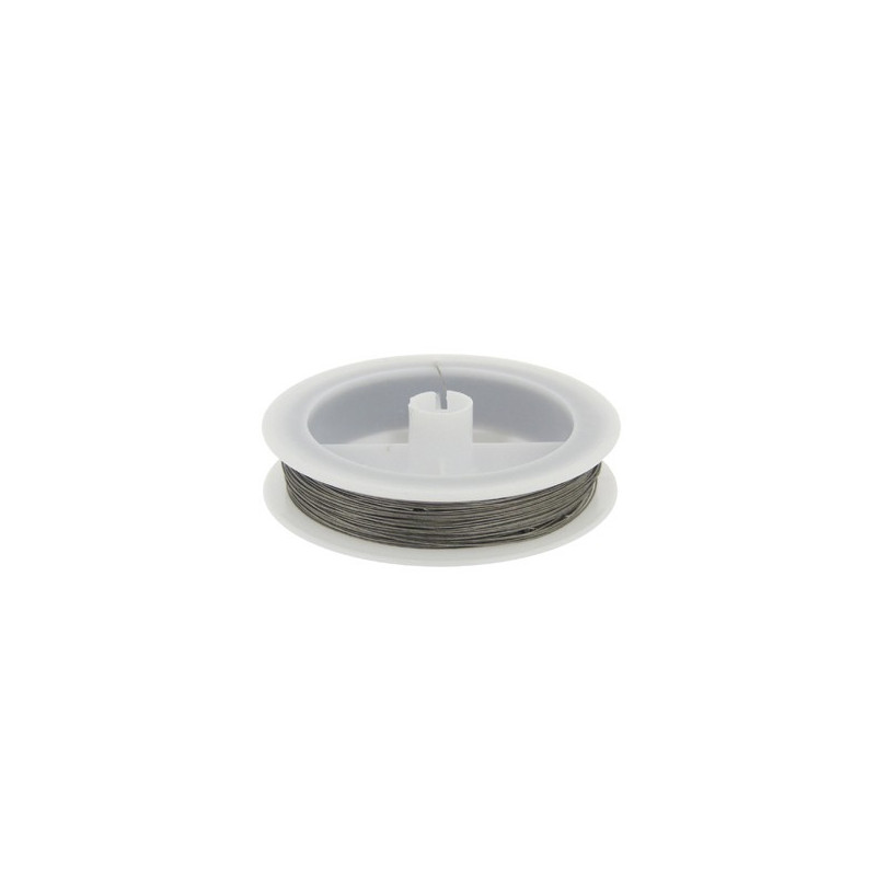 Rollo cable 75m, plata, 0,35-0,45mm gro Rollo cable 75m, plata, 0,35-0,45mm gro