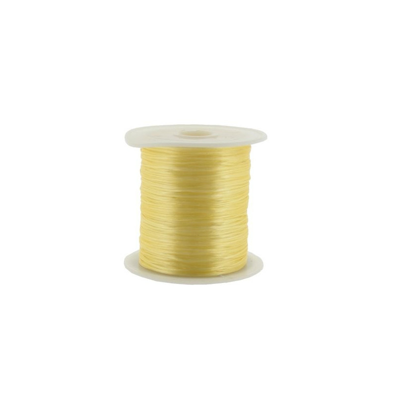 Rollo seda elastica, Amarillo, 20m Rollo seda elastica, Amarillo, 20m