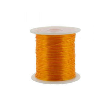 Rollo seda elastica, Naranja, 20m