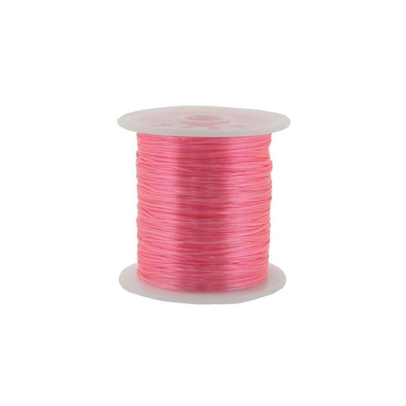 Rollo seda elastica, Rosa, 20m Rollo seda elastica, Rosa, 20m