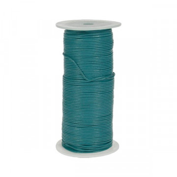 Bobina 100m cordon cuero, Turquesa,1,5mm