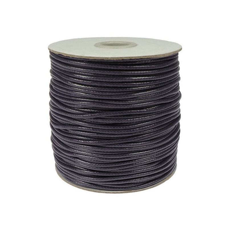 Cordón algodón encerado 2mm. Lila Cordón algodón encerado 2mm. Lila