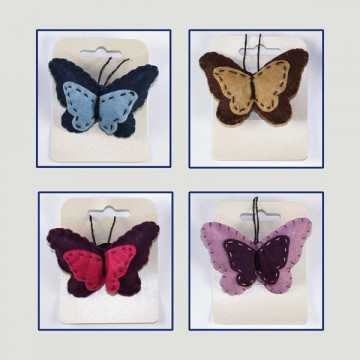 Broche fieltro. Modelo Mariposa