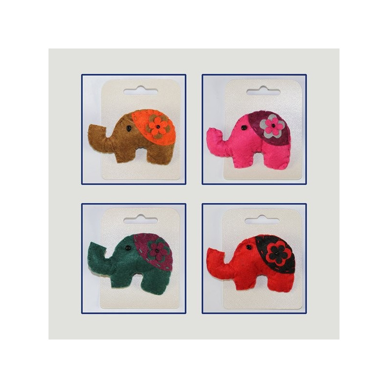 Broche fieltro. Modelo Elefante Broche fieltro. Modelo Elefante