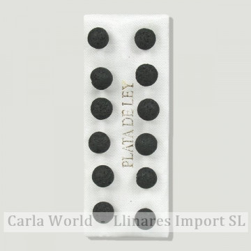 Pendientes plata bola 6mm. Lava