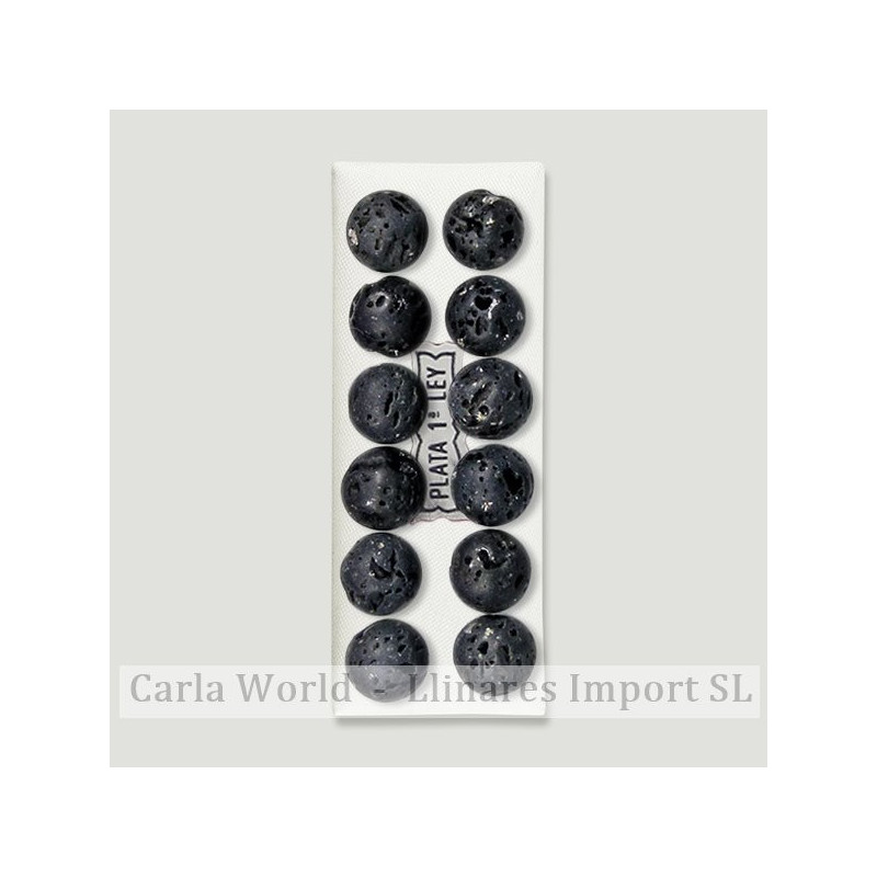 LAVA. Pendientes plata bola 10mm LAVA. Pendientes plata bola 10mm