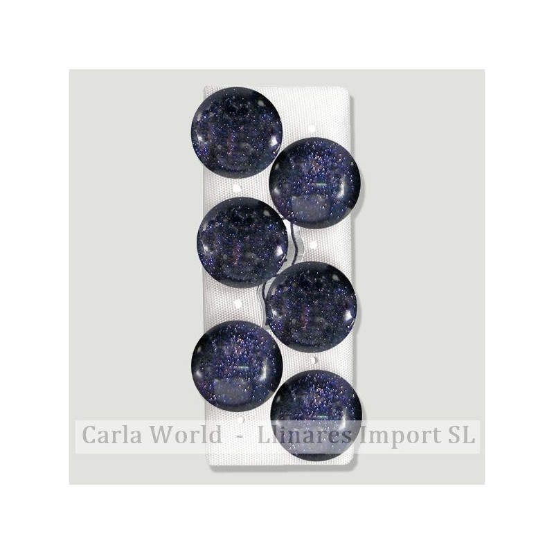 AVENTURINA ORO AZUL. Pendientes plata Cabujón 16mm AVENTURINA ORO AZUL. Pendientes plata Cabujón 16mm