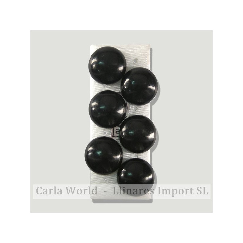 Pendientes plata Cabujón 16mm. Azabache Pendientes plata Cabujón 16mm. Azabache