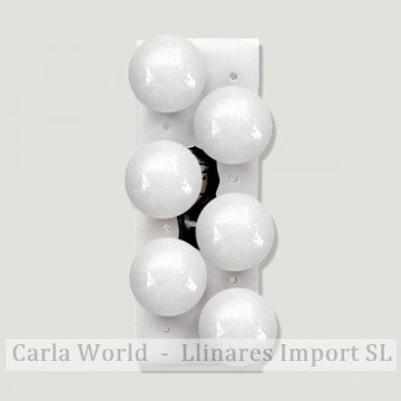 Pendientes plata Cabujón 16mm. Jade blanco