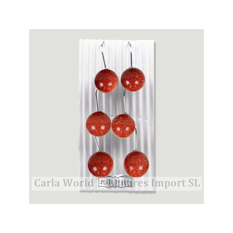 Pendientes plata hippy bola 12mm. Aventurina Oro Pendientes plata hippy bola 12mm. Aventurina Oro