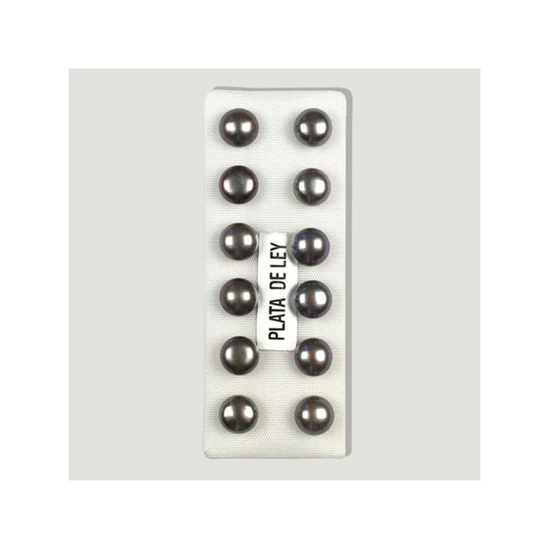 Pendientes perla gris. 6/7mm Pendientes perla gris. 6/7mm