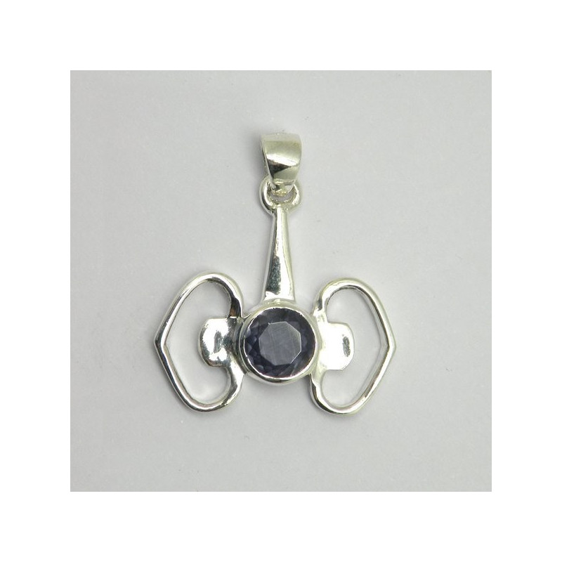 CHAKRA. Colgante PLATA. Facetado Doble corazon CHAKRA. Colgante PLATA. Facetado Doble corazon