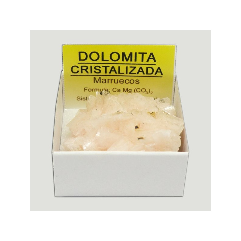 Cajita 4x4 - Dolomita cristal Marruecos Cajita 4x4 - Dolomita cristal Marruecos