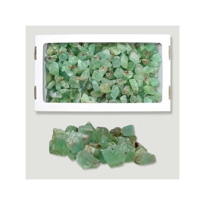 Caja Calcita verde troceada 1,5kg aprox Caja Calcita verde troceada 1,5kg aprox