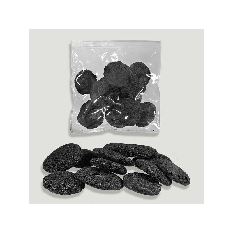 Rodado plano pulido Lava 3-4cm aprox Rodado plano pulido Lava 3-4cm aprox