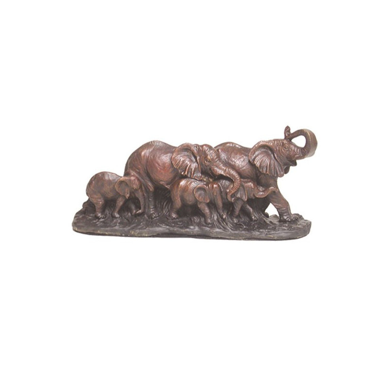 Familia elefante laton mod01 12x27cm Familia elefante laton mod01 12x27cm