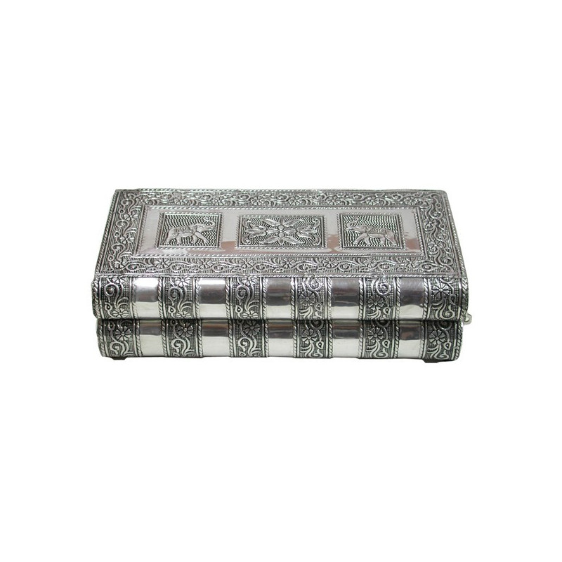Caja madera y metal elefante 27x11 Caja madera y metal elefante 27x11