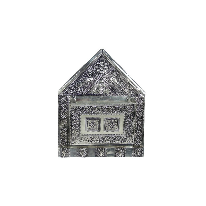 Porta llaves metal flor 28,5x23cm Porta llaves metal flor 28,5x23cm