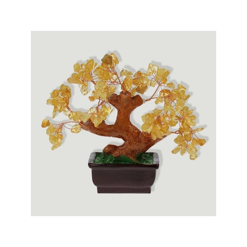 Bonsai Cuarzo Citrino pequeño 15cm aprx Bonsai Cuarzo Citrino pequeño 15cm aprx