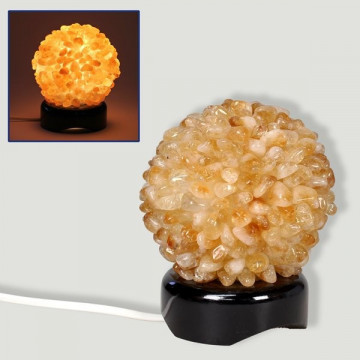 Lampara esfera Citrino rodado
