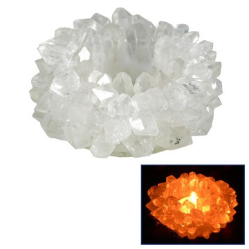 Portavelas, c. cristal -puntas-