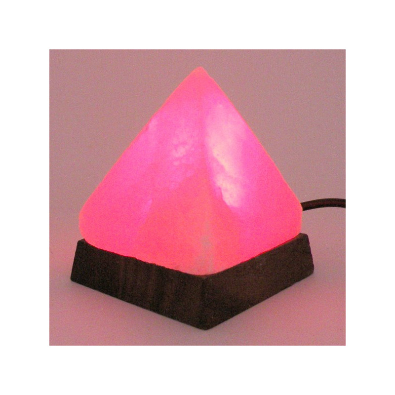 Lampara Piramide sal blanca luz roja USB Lampara Piramide sal blanca luz roja USB
