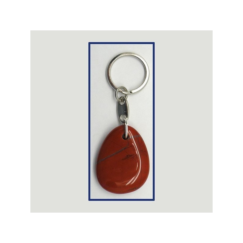 Llavero con mineral. ARIES - Jaspe Rojo Llavero con mineral. ARIES - Jaspe Rojo