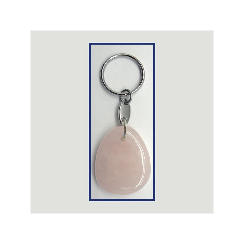 Llavero con mineral. TAURO - Cuarzo Rosa Llavero con mineral. TAURO - Cuarzo Rosa