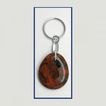 Llavero con mineral. ESCORPION - Jaspe Sardo