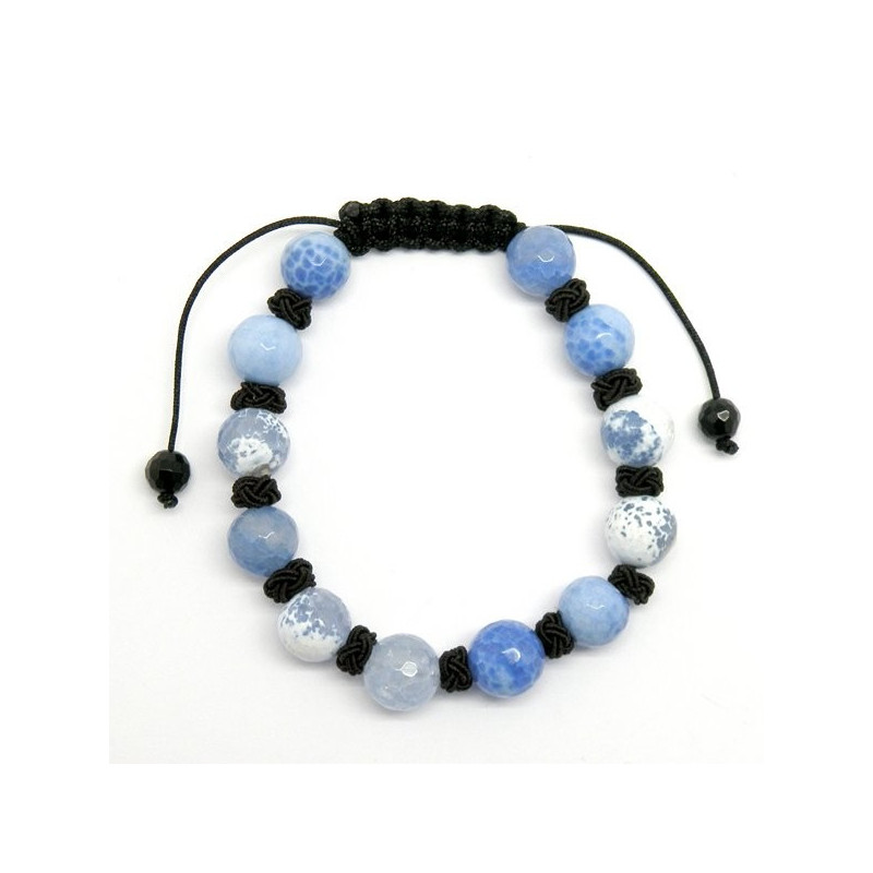 Pulsera macramé Calcedonia. SAGITARIO Pulsera macramé Calcedonia. SAGITARIO