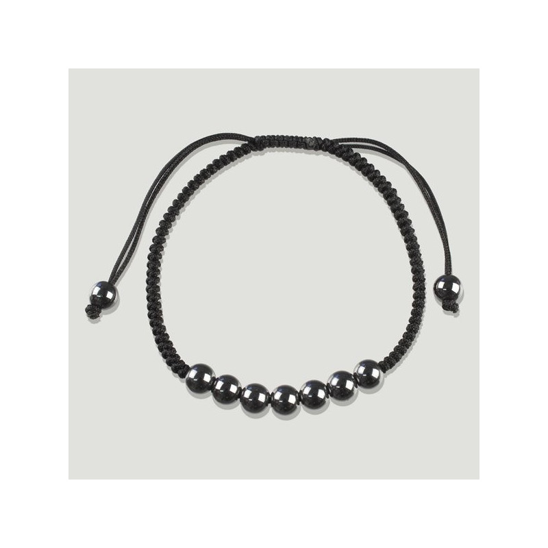 Pulsera hilo 7 bolitas Hematites 6mm Pulsera hilo 7 bolitas Hematites 6mm