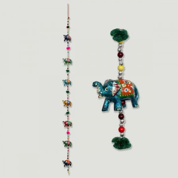 Movil 7 Elefantes resina. 110cm