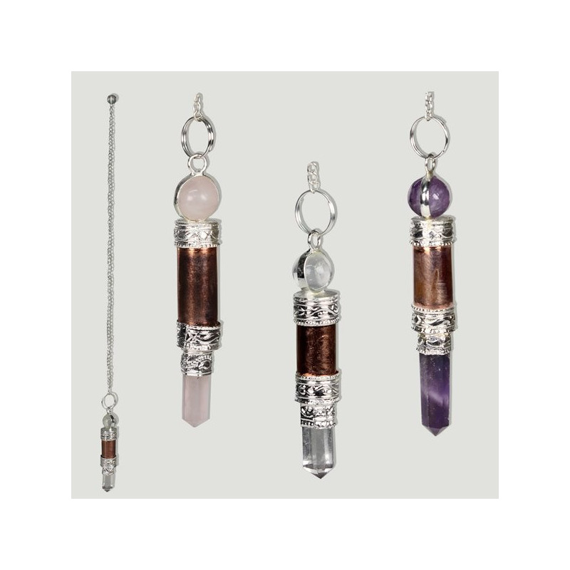 MANDALA. Pendulo Silverplated Mandala. Mineral sur MANDALA. Pendulo Silverplated Mandala. Mineral sur